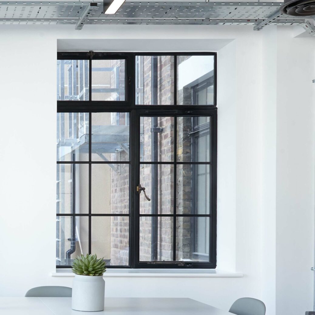 Mid-Century Modern Design Window Privacy Film | StickPretty