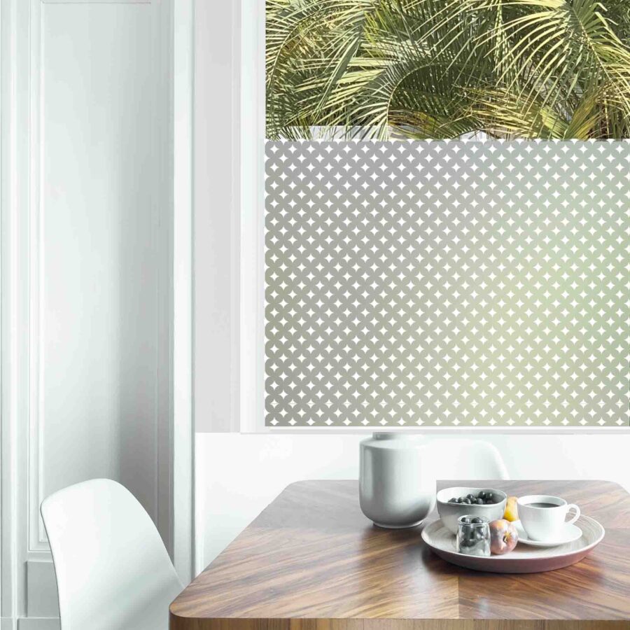 Diamonds wh Privacy Window Film