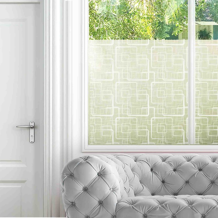 Retrosq wh Privacy Window Film