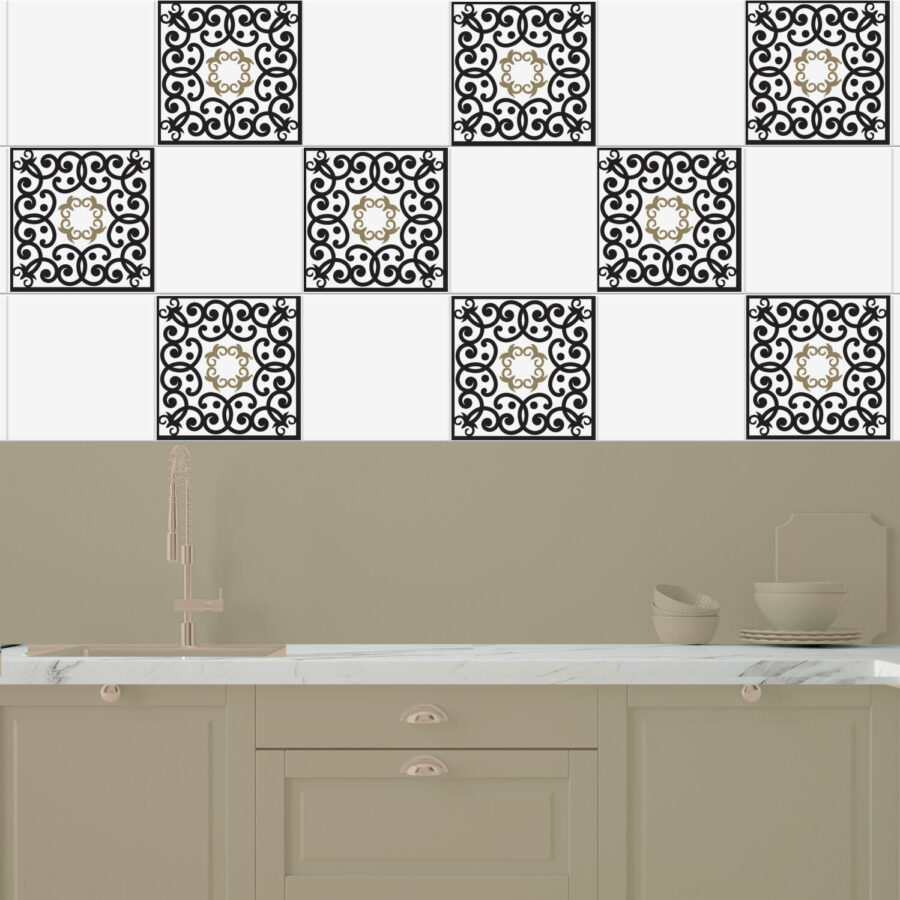 Edwardian Shroom Tile Decals