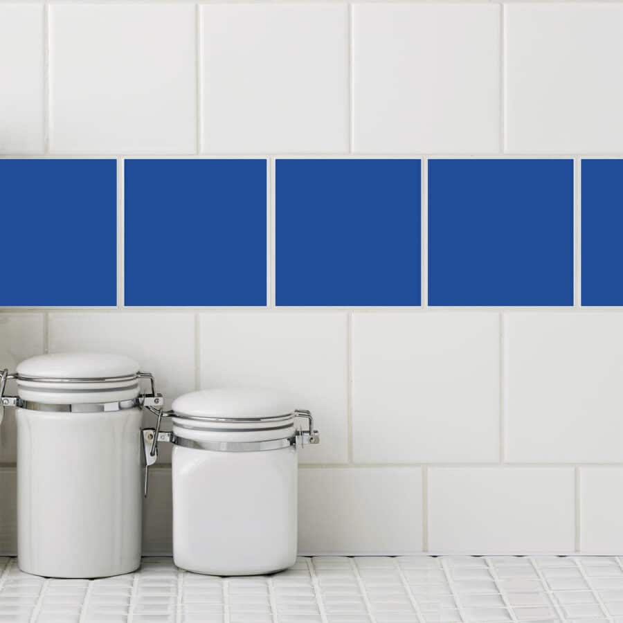 Cobalt Tile Decals