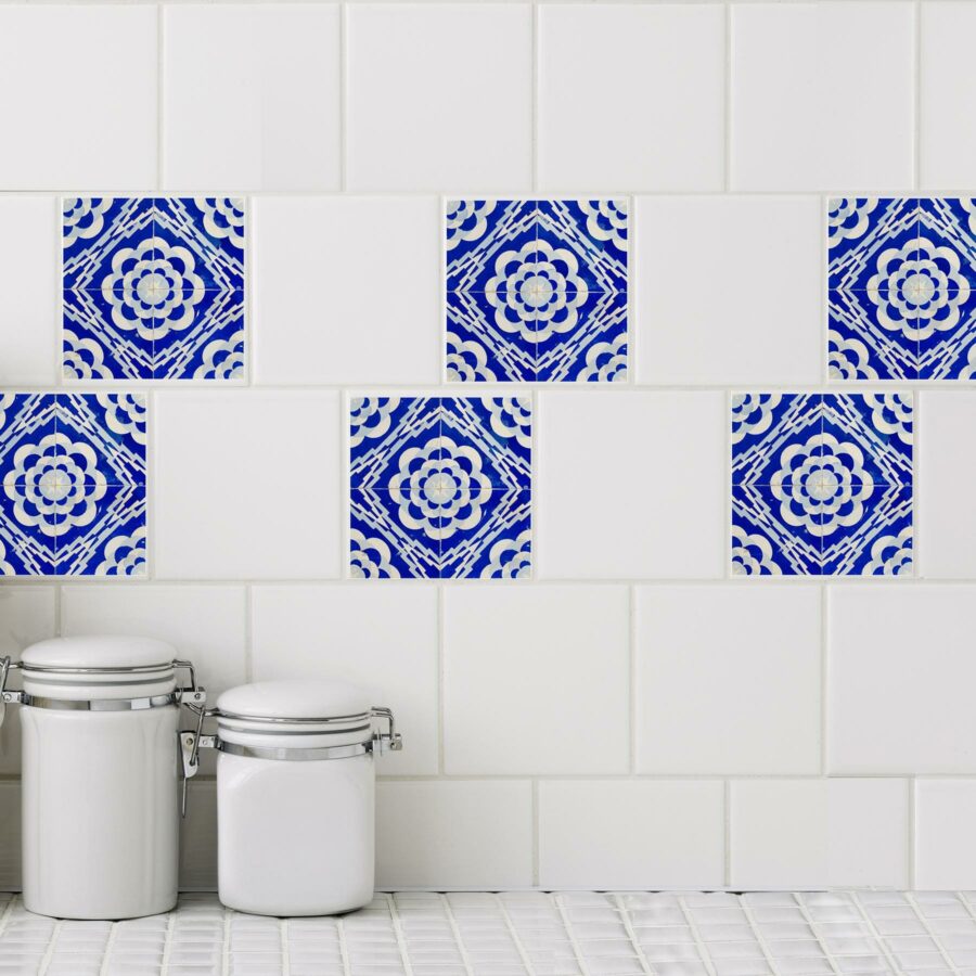 Azul 1 Mosaic Tile Decals