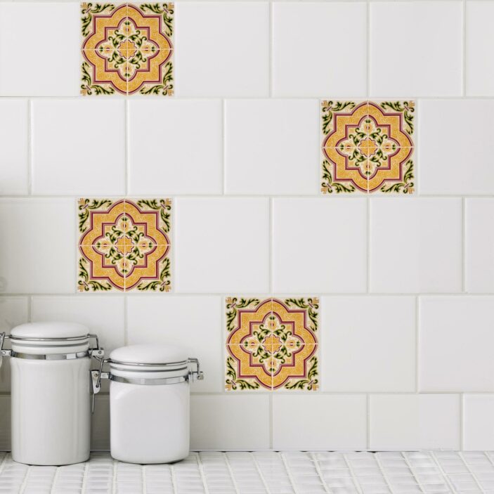 Cannes Mosaic Tile Decals