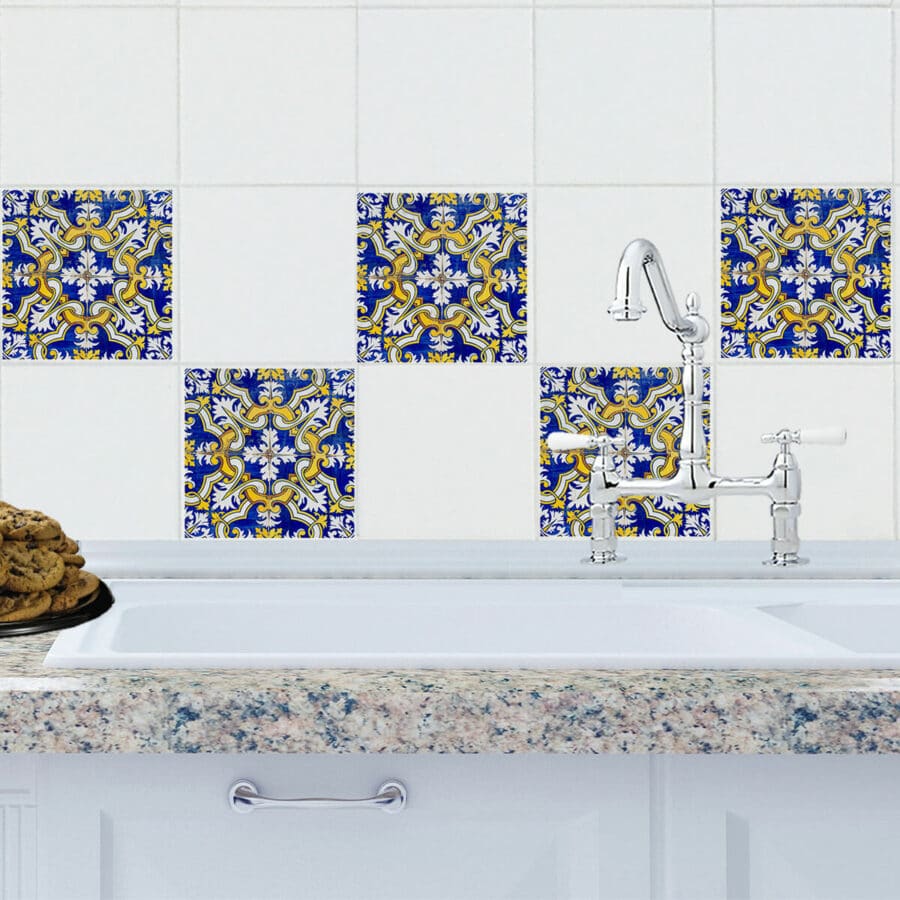 Casablanca Moroccan Mosaic Tile Decals