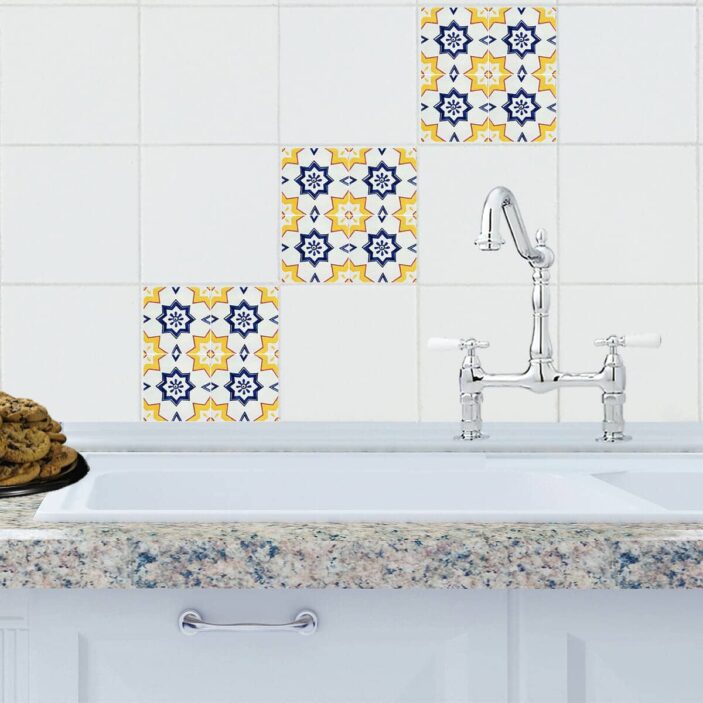 Malaga Espana Mosaic Tile Decals
