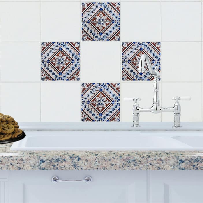 Settat Moroccan Mosaic Tile Decals