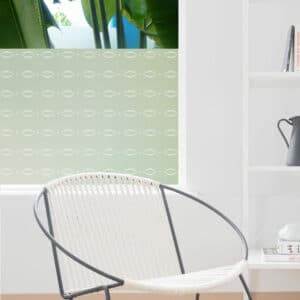 Privacy window film provides simple and effective beauty. ANNA StickPretty window film design.